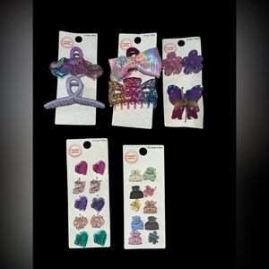 Colorful Hair Clip Set